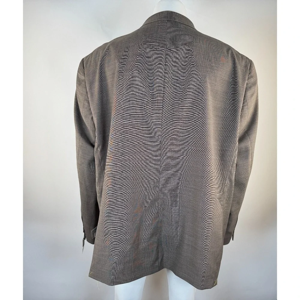 Linea Uomo 2PC Set Performance Suit Jacket & Pants Mens 60R NWT Stretch Wool Tan